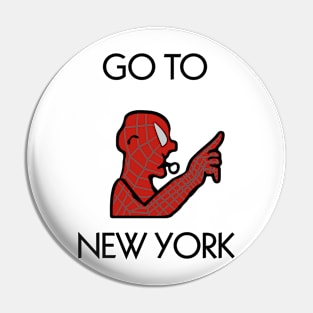 Go to New York Pin