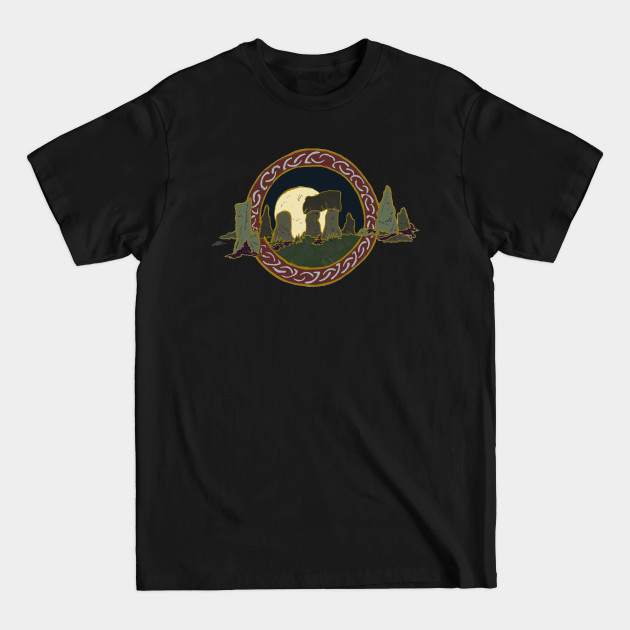 Discover Standing stones with sun/ moon - Solstice - T-Shirt