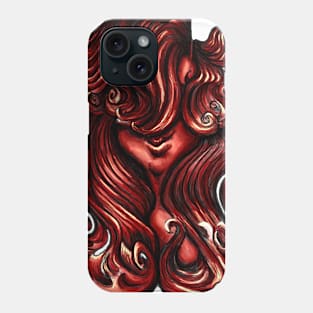 Luscious Locks - Chile Oil Red Phone Case