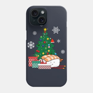 Happy Sushi Around The Christmas Tree Phone Case