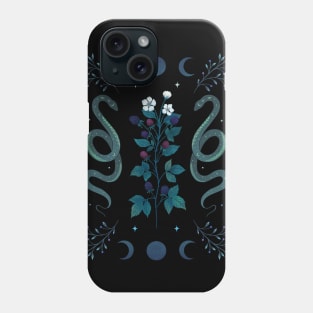 Serpent and Wild Berries Phone Case