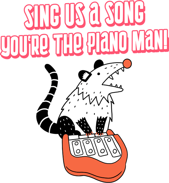 SING US A SONG, MR. POSSUM MAN! Kids T-Shirt by B Sharp