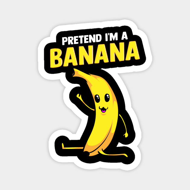 Pretend I'm A Banana Gymnastics Pun Magnet by theperfectpresents