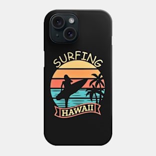 Surfing Hawaii Phone Case