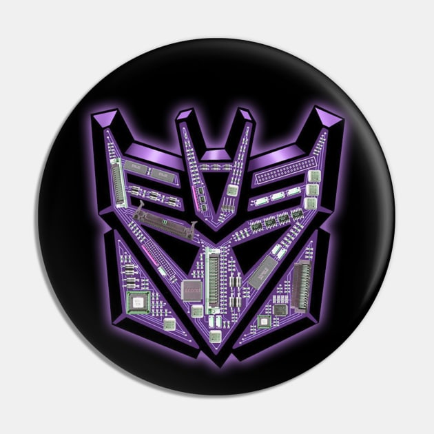 Transformer Motherboard - Megatron Pin by ROBZILLA