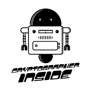 Cryptographer Inside with Robot T-Shirt