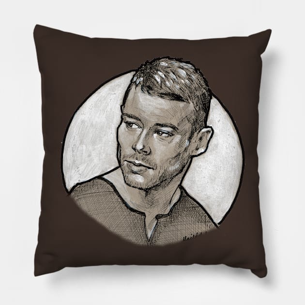 Will Gorski Pillow by mancha