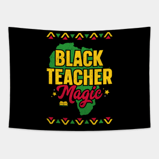 Black Teacher Magic Black History Month Teacher Tapestry