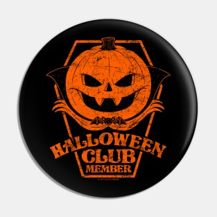 Halloween Club Member Pin