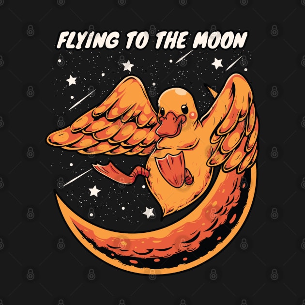 Flying to The Moon by unygara