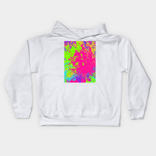 Neon Neon Colors Kids Hoodie Teepublic