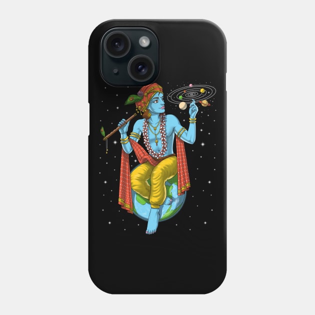 Hinduism Lord Krishna Phone Case by underheaven