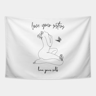 love your sisters & love yourself Tapestry