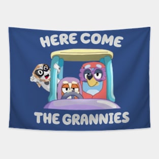 Here Come The Grannies - Bluey Tapestry