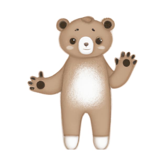 Cute Bear Drawing by Play Zoo