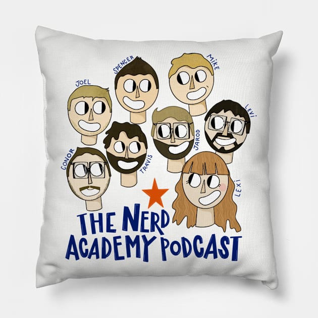 TNAP Crew Doodle Pillow by The Nerd Academy Student Store