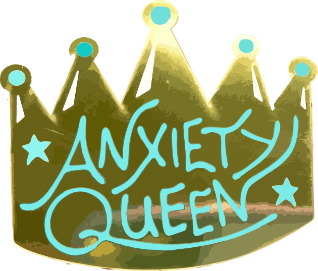 Anxiety Queen Kids T-Shirt by Daniac's store