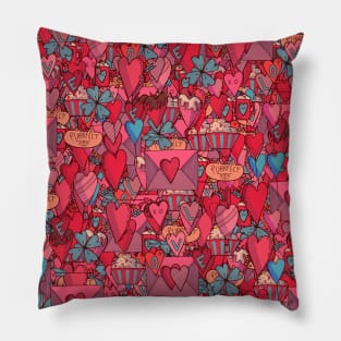 A valentine's pattern Pillow