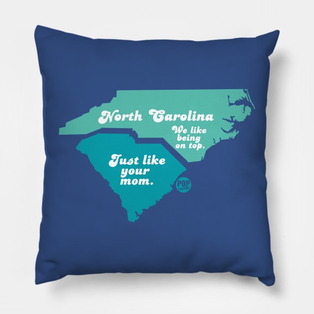 NORTH CAROLINA Pillow by toddgoldmanart