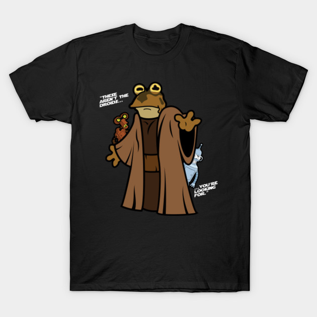 These are not the droids you are looking for mens printed sci-fi T-shirt