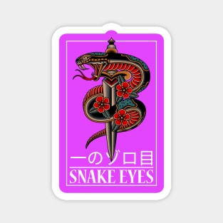 Snake Eyes Magnet