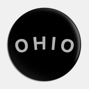 Ohio Typography Pin