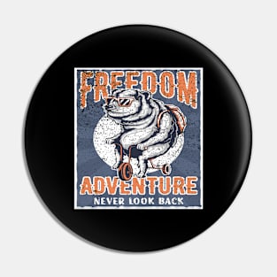 freedom adventure Pin