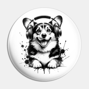 Corgi Business, Monkey Business, Music Pin