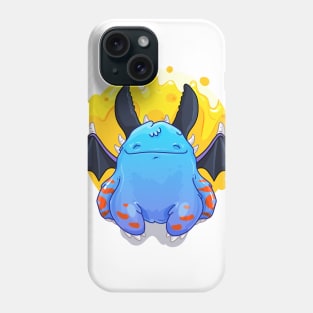 Cute Burly Friendly Happy Flying Monster Phone Case