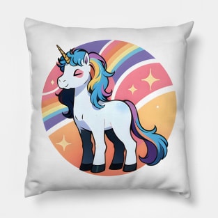 Unicorn Rainbow 01 Pillow