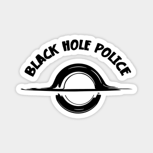 James Webb Space Telescope Black Hole Police Magnet