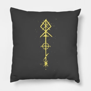 rune viking symbols Pillow