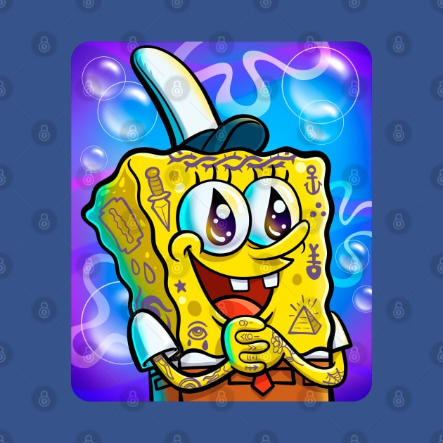 Spongebob Tattooed Squarepants by Ramon8art