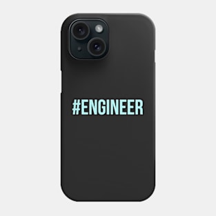 #engineer in blue Phone Case