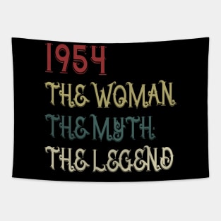 Vintage Retro 1954 Legend Gift 66th Birthday Womens Tapestry