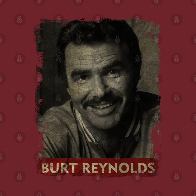 TEXTURE ART-Burt Reynolds - RETRO STYLE 1' by ZiziVintage