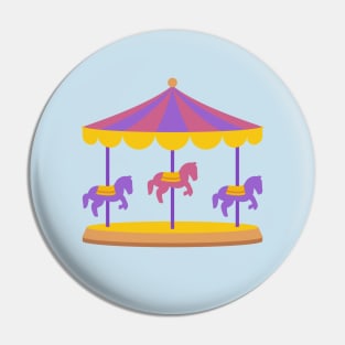 Carousel Amusement Ride Pin