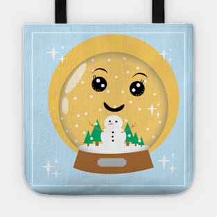 Holiday Snow Globe Tote