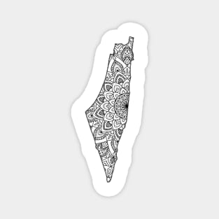 Israel Mandala Magnet