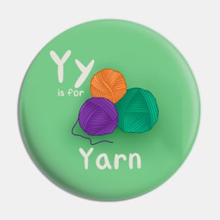 Y is for Yarn Pin