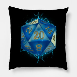 Magic Dice Sapphire Pillow