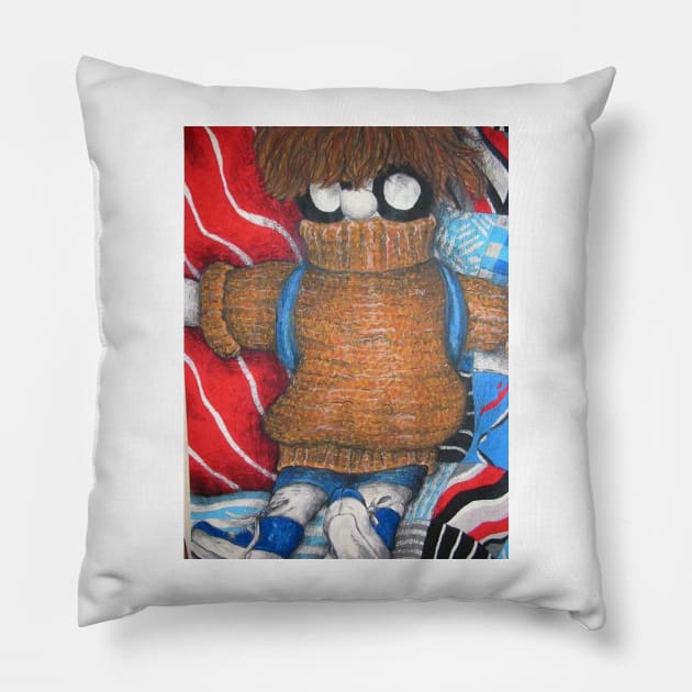 Rag doll Pillow by Jonesyinc