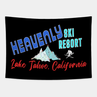 Heavenly Ski Resort Lake Tahoe U.S.A. Gift Ideas For The Ski Enthusiast. Tapestry