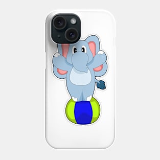 Elephant Circus Exercise ball Phone Case