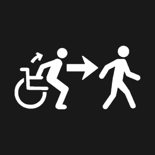 Ambulatory Wheelchair User Symbol T-Shirt