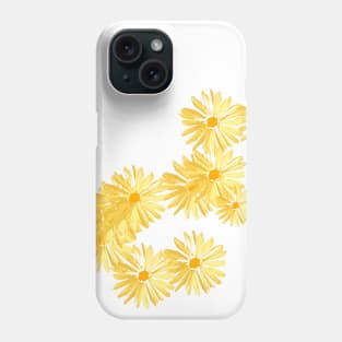 Daisy yellow pattern cute Phone Case