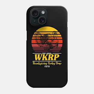 Thanksgiving Day WKRP Turkey Drop in Cincinnati Vintage Retro Phone Case