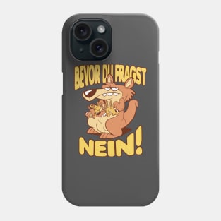 Lustige Känguru Mutter im Comic Style Phone Case