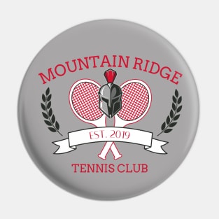 Mountain Ridge Tennis Club Est 2019 Pin