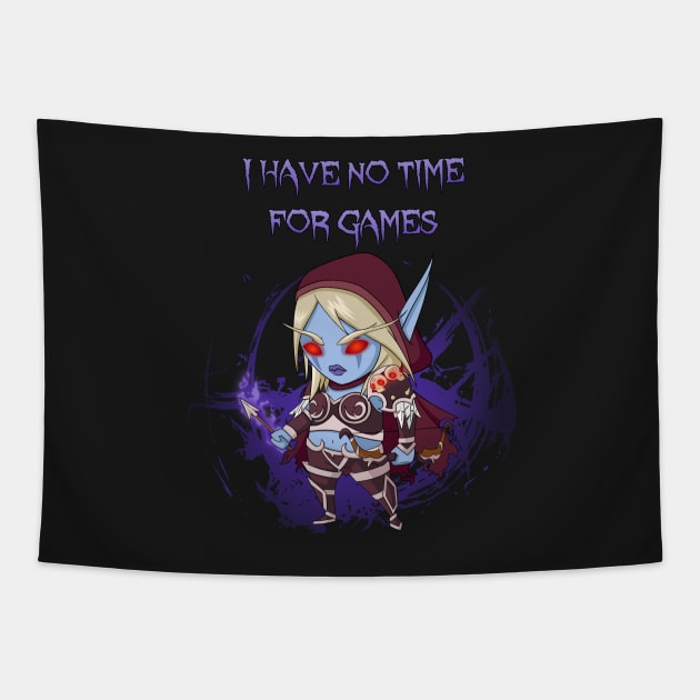 Sylvanas Windrunner Tapestry by CrisArroyo